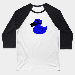 Blue duck in a gas mask Baseball T-Shirt